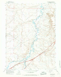Download a high-resolution, GPS-compatible USGS topo map for Millersville, WY (1968 edition)