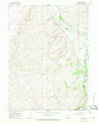Download a high-resolution, GPS-compatible USGS topo map for Millis, WY (1968 edition)