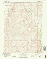 Download a high-resolution, GPS-compatible USGS topo map for Millis, WY (1995 edition)