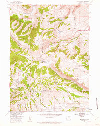 Download a high-resolution, GPS-compatible USGS topo map for Miners Delight, WY (1961 edition)