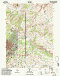 Download a high-resolution, GPS-compatible USGS topo map for Miners Delight, WY (1997 edition)