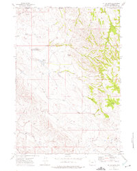 Download a high-resolution, GPS-compatible USGS topo map for Mitten Butte, WY (1975 edition)