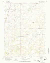 Download a high-resolution, GPS-compatible USGS topo map for Moffett Ranch, WY (1974 edition)