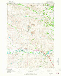 Download a high-resolution, GPS-compatible USGS topo map for Monarch, WY (1967 edition)
