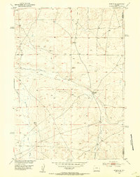 Download a high-resolution, GPS-compatible USGS topo map for Moneta SE, WY (1953 edition)