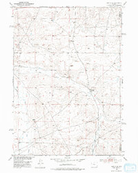 Download a high-resolution, GPS-compatible USGS topo map for Moneta SE, WY (1974 edition)