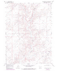 Download a high-resolution, GPS-compatible USGS topo map for Monument Butte NE, WY (1980 edition)