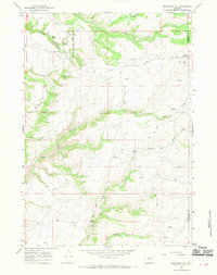 Download a high-resolution, GPS-compatible USGS topo map for Monument Hill, WY (1970 edition)