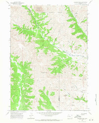 Download a high-resolution, GPS-compatible USGS topo map for Monument Peak, WY (1971 edition)