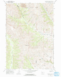 Download a high-resolution, GPS-compatible USGS topo map for Monument Peak, WY (1972 edition)