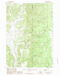 Download a high-resolution, GPS-compatible USGS topo map for Moon, WY (1984 edition)