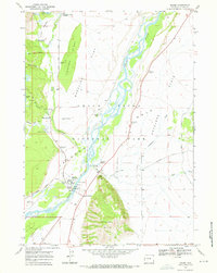 Download a high-resolution, GPS-compatible USGS topo map for Moose, WY (1972 edition)