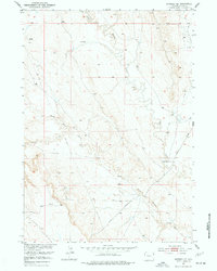 Download a high-resolution, GPS-compatible USGS topo map for Morrisey NE, WY (1977 edition)