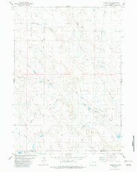 Download a high-resolution, GPS-compatible USGS topo map for Morrisey SE, WY (1982 edition)