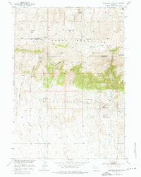 Download a high-resolution, GPS-compatible USGS topo map for Morrison Canyon, WY (1977 edition)