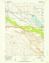 Download a high-resolution, GPS-compatible USGS topo map for Morton, WY (1953 edition)