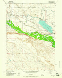 Download a high-resolution, GPS-compatible USGS topo map for Morton, WY (1961 edition)