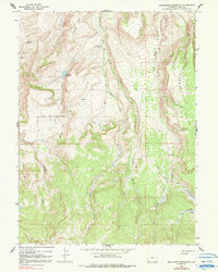 Download a high-resolution, GPS-compatible USGS topo map for Moslander Reservoir, WY (1991 edition)