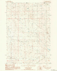 Download a high-resolution, GPS-compatible USGS topo map for Moulton Creek, WY (1985 edition)