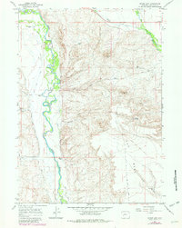 Download a high-resolution, GPS-compatible USGS topo map for Mount Airy, WY (1980 edition)