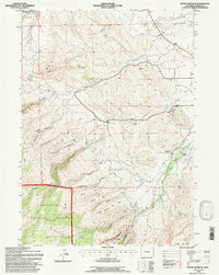 Download a high-resolution, GPS-compatible USGS topo map for Mount Arter SE, WY (1997 edition)