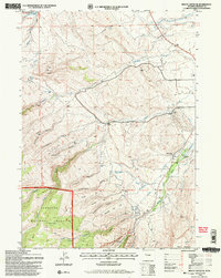 Download a high-resolution, GPS-compatible USGS topo map for Mount Arter SE, WY (1997 edition)