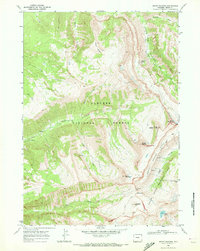 Download a high-resolution, GPS-compatible USGS topo map for Mount Bannon, WY (1972 edition)
