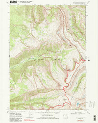 Download a high-resolution, GPS-compatible USGS topo map for Mount Bannon, WY (1987 edition)