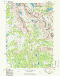 preview thumbnail of historical topo map of Sublette County, WY in 1981