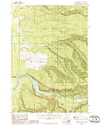 preview thumbnail of historical topo map of Park County, WY in 1986