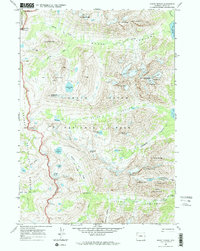 Download a high-resolution, GPS-compatible USGS topo map for Mount Moran, WY (1973 edition)