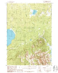 Download a high-resolution, GPS-compatible USGS topo map for Mount Sheridan, WY (1986 edition)