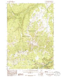 Download a high-resolution, GPS-compatible USGS topo map for Mount Washburn, WY (1986 edition)