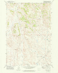 Download a high-resolution, GPS-compatible USGS topo map for Moyer Springs, WY (1985 edition)