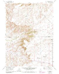 Download a high-resolution, GPS-compatible USGS topo map for Mud Springs, WY (1985 edition)