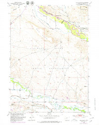 Download a high-resolution, GPS-compatible USGS topo map for Mule Butte, WY (1978 edition)