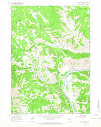 preview thumbnail of historical topo map of Teton County, WY in 1963