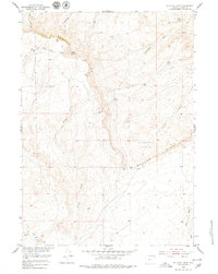 Download a high-resolution, GPS-compatible USGS topo map for Muskrat Basin, WY (1979 edition)