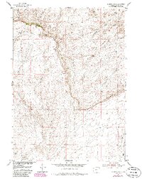 Download a high-resolution, GPS-compatible USGS topo map for Muskrat Basin, WY (1985 edition)