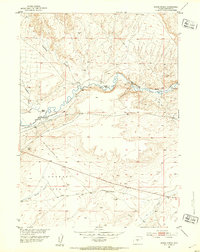 Download a high-resolution, GPS-compatible USGS topo map for Myers Ranch, WY (1953 edition)