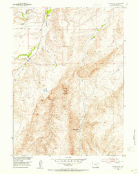Download a high-resolution, GPS-compatible USGS topo map for Natwick SW, WY (1954 edition)