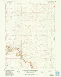 preview thumbnail of historical topo map of Goshen County, WY in 1960