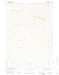 preview thumbnail of historical topo map of Johnson County, WY in 1972
