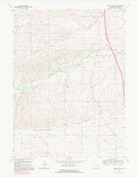 Download a high-resolution, GPS-compatible USGS topo map for Nimmo Ranch, WY (1995 edition)