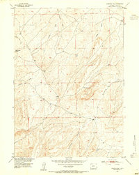 Download a high-resolution, GPS-compatible USGS topo map for Ninemile Hill, WY (1954 edition)