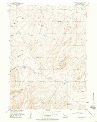 Download a high-resolution, GPS-compatible USGS topo map for Ninemile Hill, WY (1960 edition)