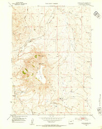 1953 Map of North Butte, 1954 Print