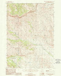 Download a high-resolution, GPS-compatible USGS topo map for North Fork Pickett Creek, WY (1988 edition)