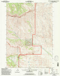 Download a high-resolution, GPS-compatible USGS topo map for North Fork Pickett Creek, WY (1997 edition)