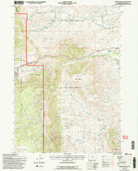 Download a high-resolution, GPS-compatible USGS topo map for North Ridge, WY (1997 edition)